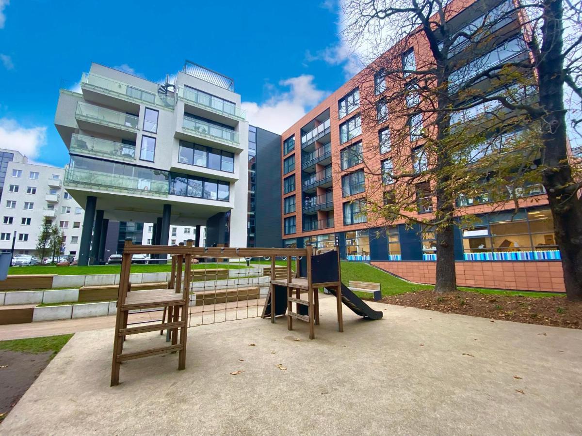Apartament W Sercu Gdanska Z Parkingiem Podziemnym Kültér fotó